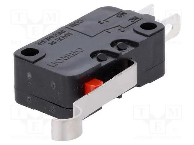 Microinterruptor SNAP ACTION, com alavanca que si.
