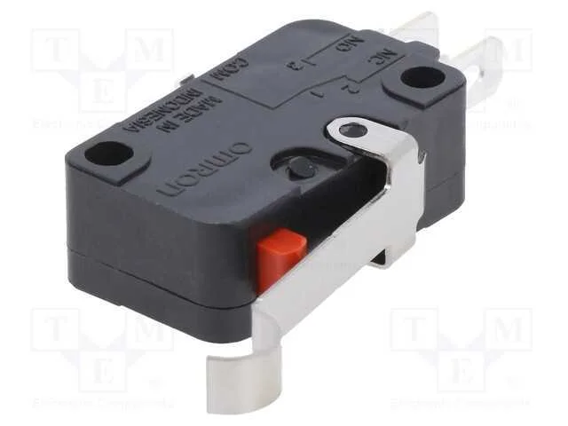 Microinterruptor SNAP ACTION, com alavanca que si.