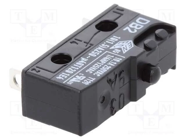 Microinterruptor SNAP ACTION, sem alavanca, SPDT,.