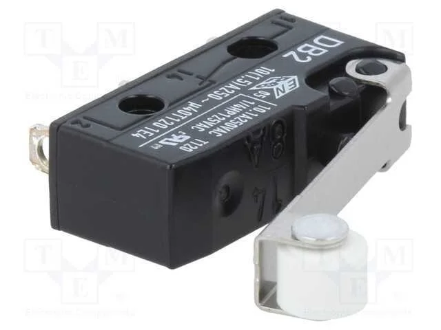 Microinterruptor Snap Action, com Rolo, Spdt, 10a/250vac, Pos: 2