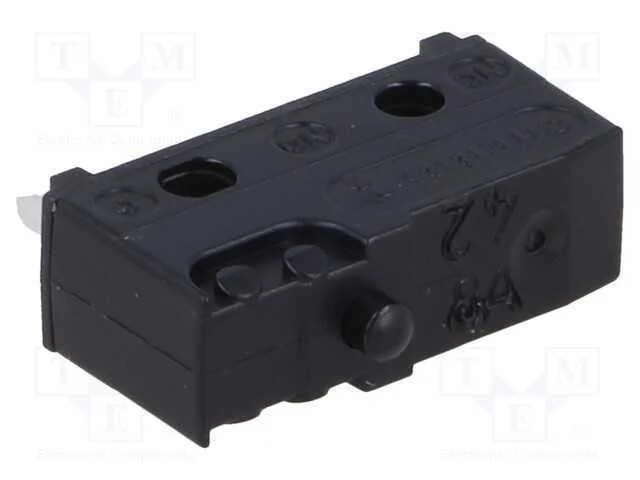 Microinterruptor SNAP ACTION, sem alavanca, SPDT,.