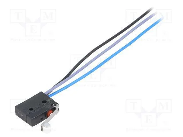 Microinterruptor SNAP ACTION, SPDT, 6A/250VAC, ON.