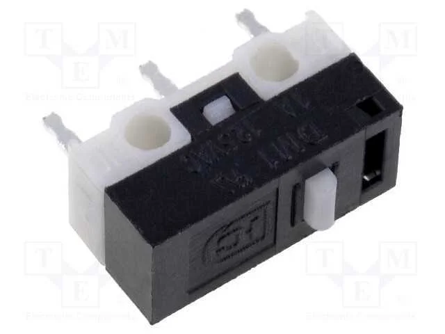Microinterruptor Snap Action, Sem Alavanca, Spdt, 1a/125vac