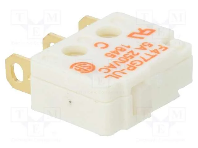 Microinterruptor Snap Action, Sem Alavanca, Spdt, 5a/250vac