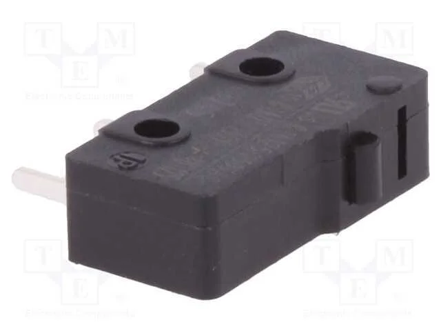 Microinterruptor Snap Action, Sem Alavanca, Spdt, 0,1a/250vac