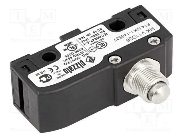 Microinterruptor Snap Action, com Núcleo, Spdt, 6a/250vac, Pos: 2