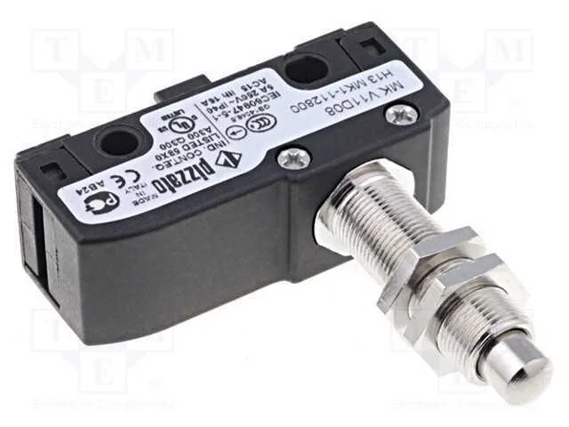 Microinterruptor Snap Action, com Núcleo, Spdt, 6a/250vac, Pos: 2