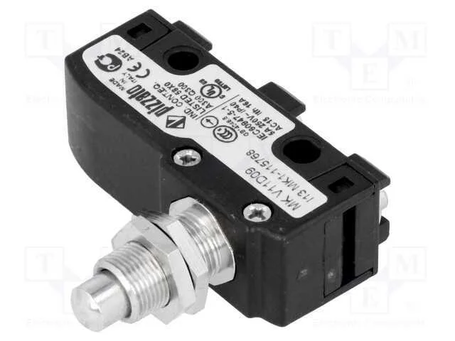 Microinterruptor Snap Action, com Núcleo, Spdt, 6a/250vac, Pos: 2