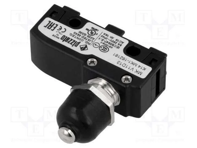 Microinterruptor Snap Action, com Núcleo, Spdt, 6a/250vac, Pos: 2