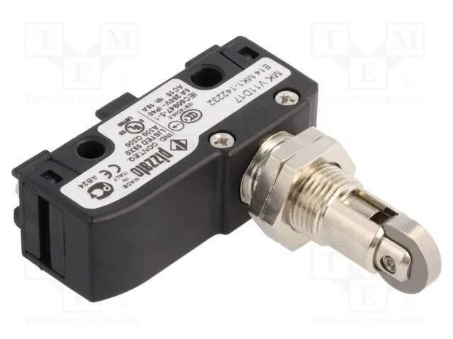 Microinterruptor Snap Action, com Rolo Transversal, Spdt, Pos: 2