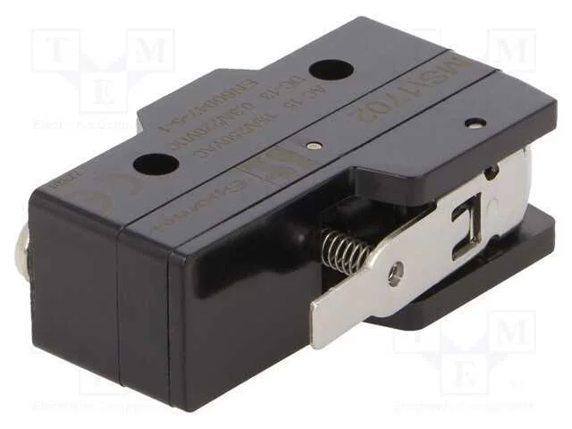 Microinterruptor Snap Action, com Alavanca Curta, Spdt, On-(On)