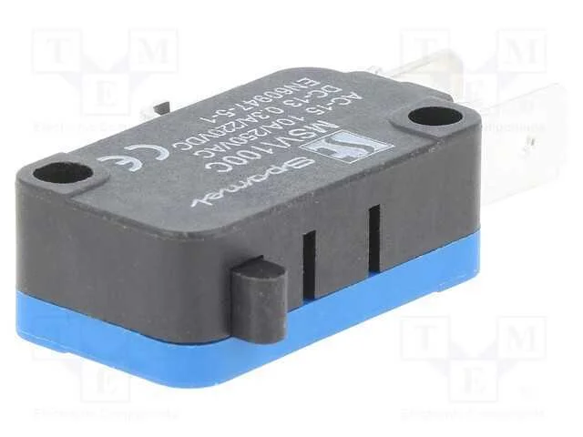 Microinterruptor Snap Action, Sem Alavanca, Spdt, 10a/250vac