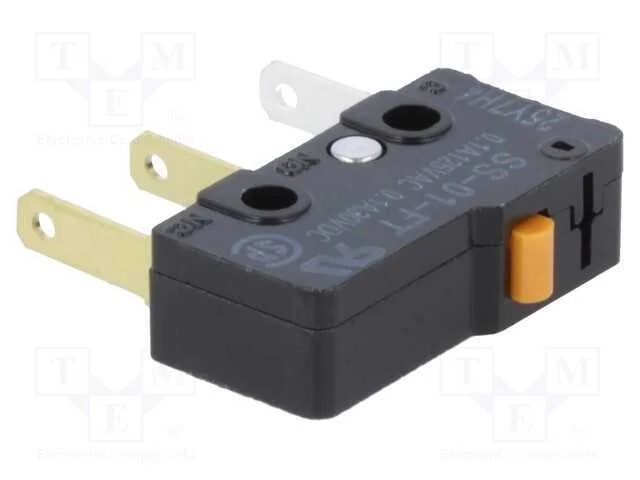 Microinterruptor Snap Action, Sem Alavanca, Spdt, 0,1a/125vac