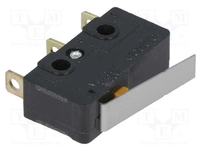 Microinterruptor SNAP ACTION, com alavanca, SPDT,.