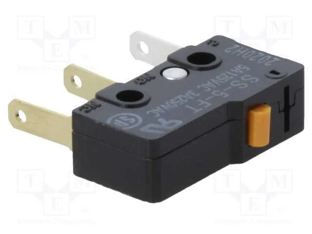 Microinterruptor SNAP ACTION, sem alavanca, SPDT,.
