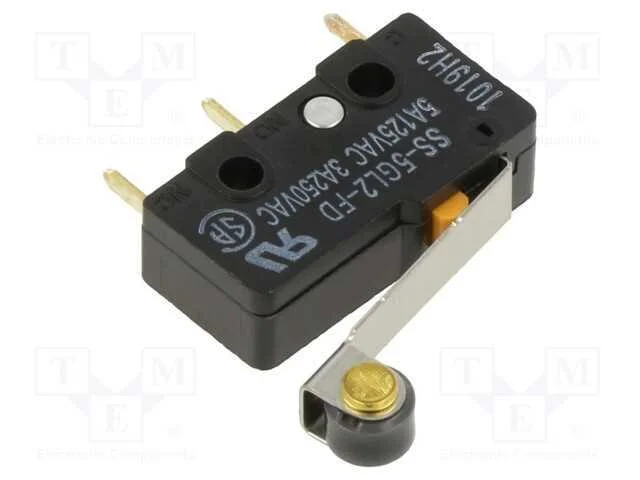 Microinterruptor Snap Action, Spdt, 5a, Rcontacto Max: 50mo, Ip40