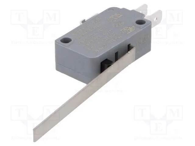 Microinterruptor Snap Action, com Alavanca, Spdt, 16a/250vac