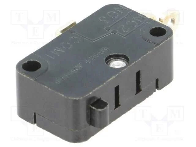 Microinterruptor SNAP ACTION, sem alavanca, SPDT,.