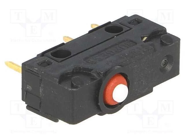 Microinterruptor Snap Action, Sem Alavanca, Spdt, 5a/250vac