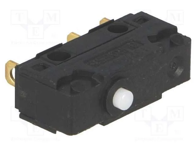 Microinterruptor SNAP ACTION, sem alavanca, SPDT,.