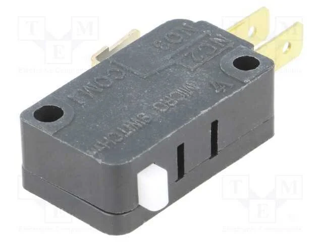 Microinterruptor Snap Action, com Rolo, Spdt, 15a/250vac, Pos: 2