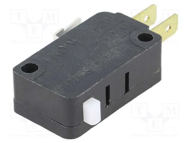 Microinterruptor Snap Action, Sem Alavanca, Spdt, 15a/250vac