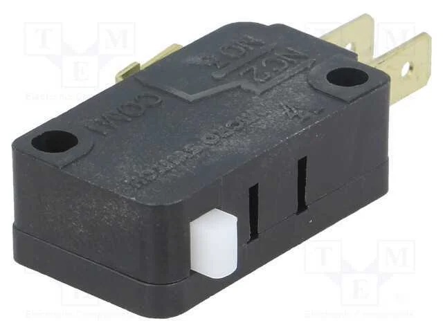 Microinterruptor Snap Action, Sem Alavanca, Spdt, 3a/125vac
