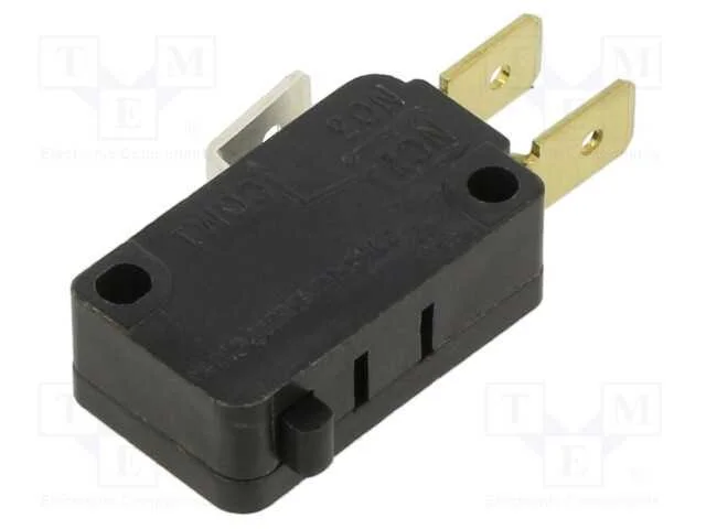 Microinterruptor Snap Action, Sem Alavanca, Spdt, 10a/250vac
