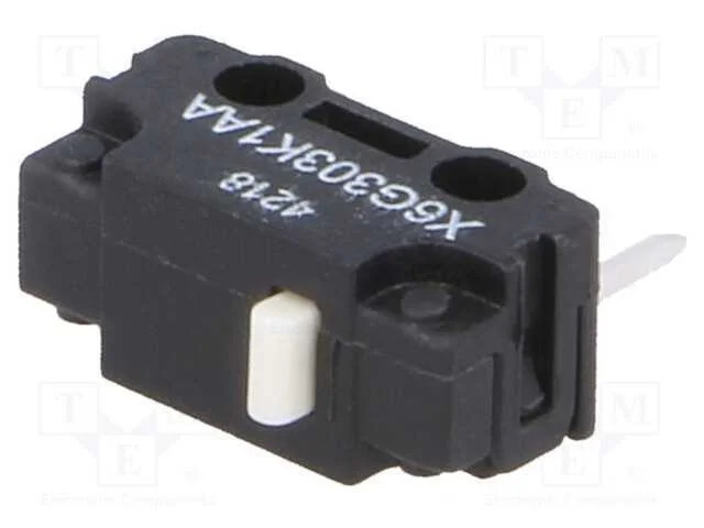 Microinterruptor Snap Action, Sem Alavanca, Spdt, 3a/250vac