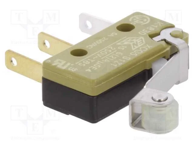 Microinterruptor Snap Action, com Alavanca (Com Rolo), Spdt