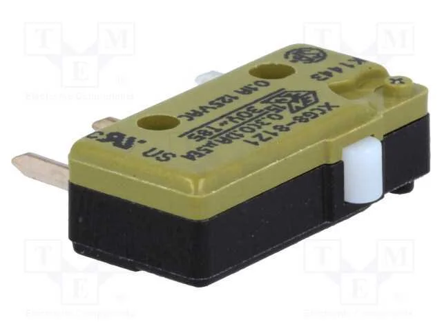 Microinterruptor Snap Action, Sem Alavanca, Spdt, 0,3a/30vac