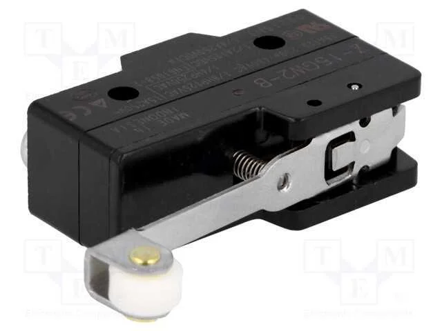 Microinterruptor Snap Action, com Alavanca (Com Rolo), Spdt