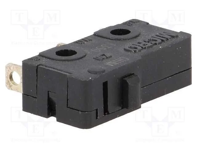 Microinterruptor Snap Action, Sem Alavanca, Spdt, 5a/250vac