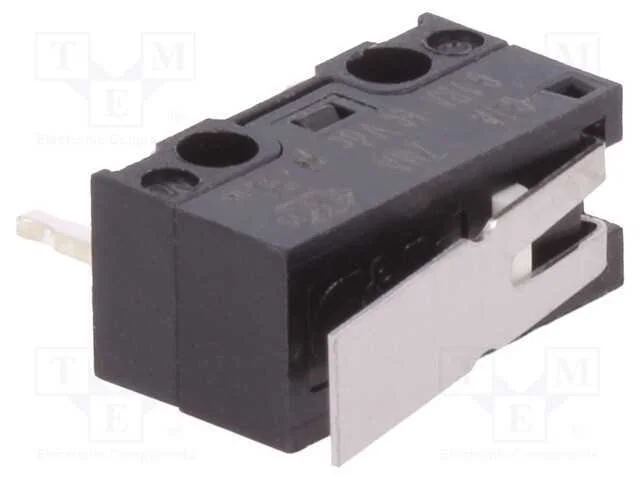 Microinterruptor Snap Action, com Alavanca, Spdt, 0,1a/125vac