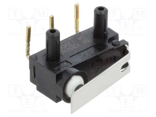 Microinterruptor Snap Action, Spdt, 3a/125vac, 3a/12vdc, On-(On)