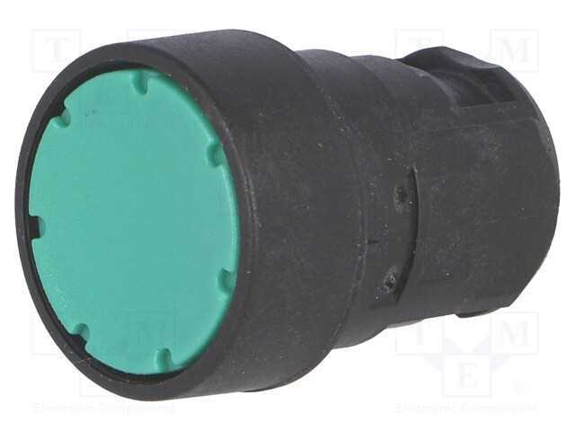 Interruptor: de Pressão, 16mm, Pos.Estáv: 1, Verde, 3sb2000