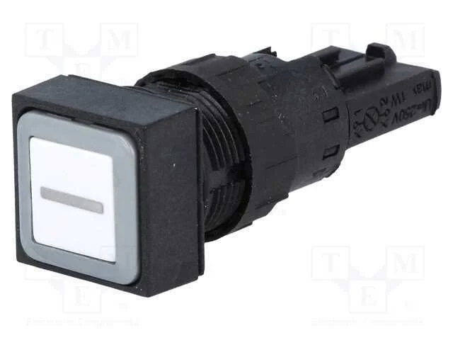 Interruptor: de Pressão, 16mm, Pos.Estáv: 1, Branco, Pos: 2, Rmq-16