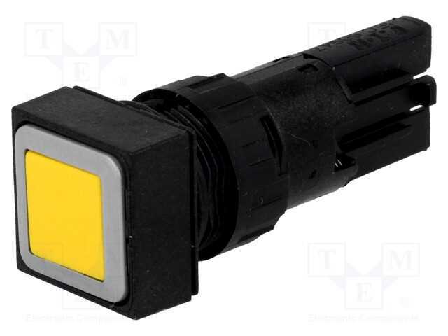 Interruptor: de Pressão, 16mm, Pos.Estáv: 1, Amarelo, Pos: 2, Rmq-16