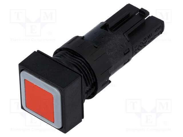 Interruptor: de Pressão, 16mm, Pos.Estáv: 1, Vermelho, Pos: 2