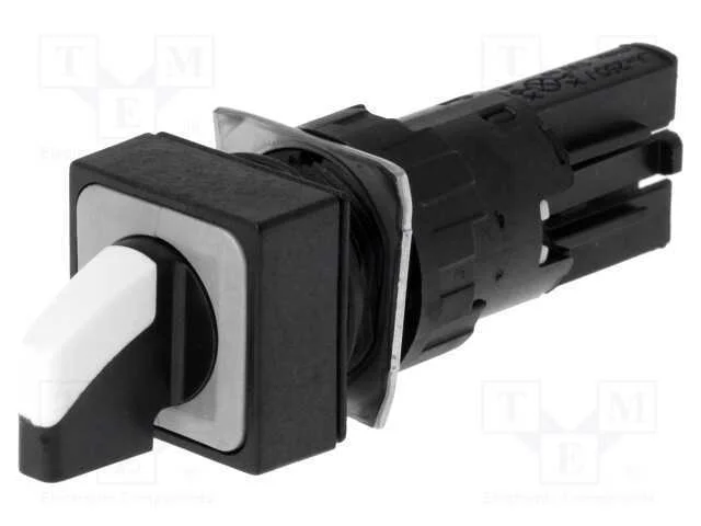 Interruptor: Giratório, 16mm, Pos.Estáv: 2, Branco, Pos: 2, -25÷70c