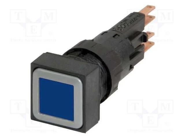 Interruptor: de Pressão, 16mm, Pos.Estáv: 2, Azul, Lâmpada, 24vdc