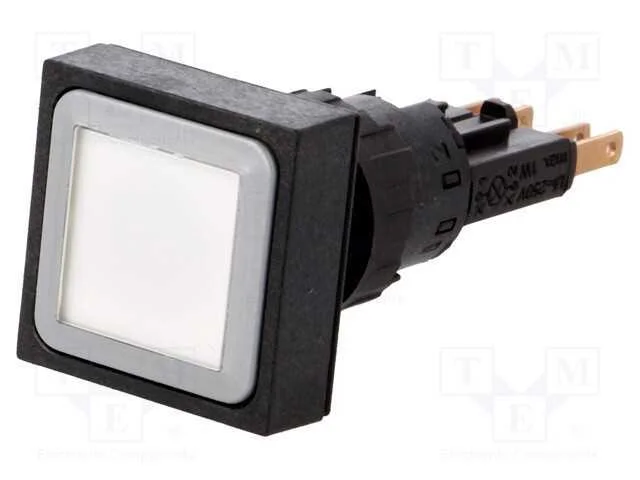 Interruptor: de Pressão, 16mm, Pos.Estáv: 1, Branco, Lâmpada, 24vdc