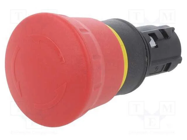 Interruptor: de Segurança, 22mm, Pos.Estáv: 2, Vermelho, Pos: 2