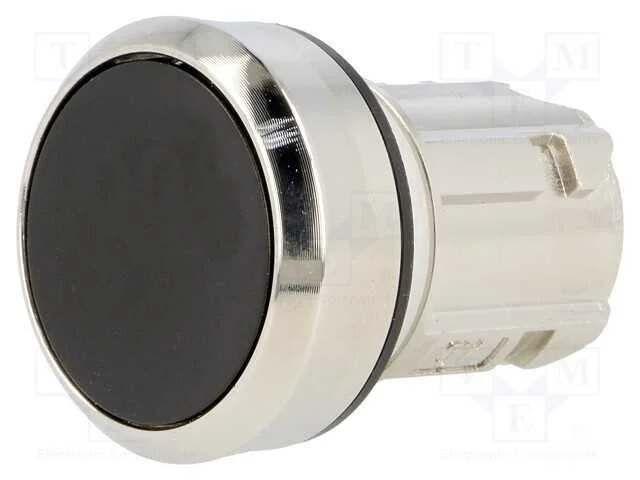 Interruptor: de Pressão, 22mm, Pos.Estáv: 2, Preto, Não Disp, Ip67