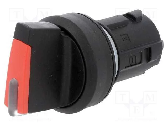 Interruptor: Giratório, 22mm, Vermelho, Depende do Suporte, Ip67