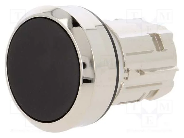 Interruptor: de Pressão, 22mm, Pos.Estáv: 1, Preto, Não Disp, Ip67
