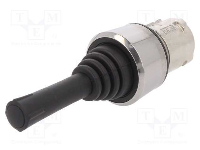 Interruptor: joystick, 22mm, Pos.estáv: 2, preto,.