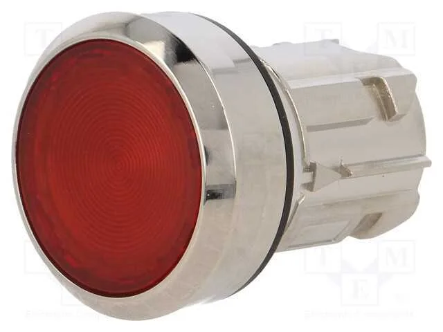 Interruptor: de pressão, 22mm, Pos.estáv: 1, verm.