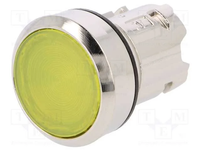 Interruptor: de Pressão, 22mm, Pos.Estáv: 1, Amarelo, Ip67, Plano