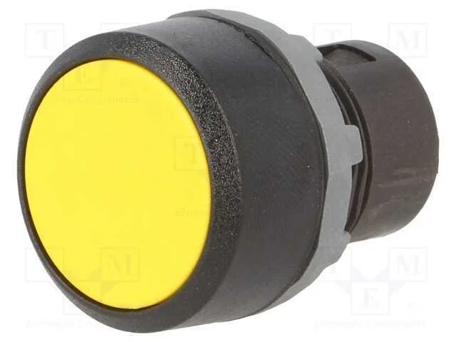 Interruptor: de Pressão, 22mm, Pos.Estáv: 1, Amarelo, Não Disp.